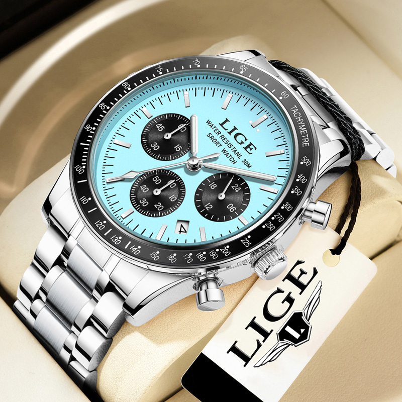 Luxury Watch Investment - Montre pour homme LIGE, marque haut