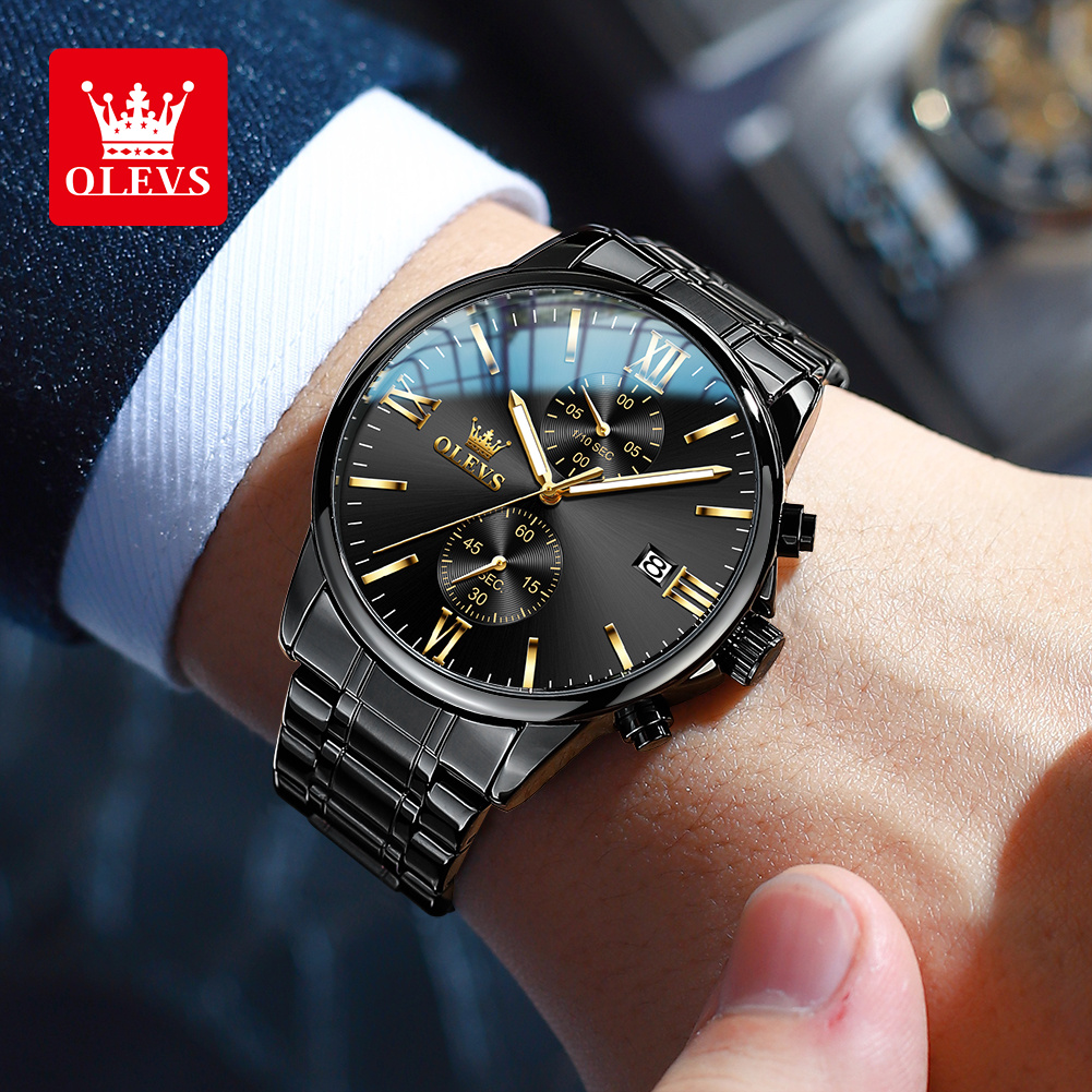 OLEVS 2886 montre à Quartz noi - Luxury Watch Investment avis et prix