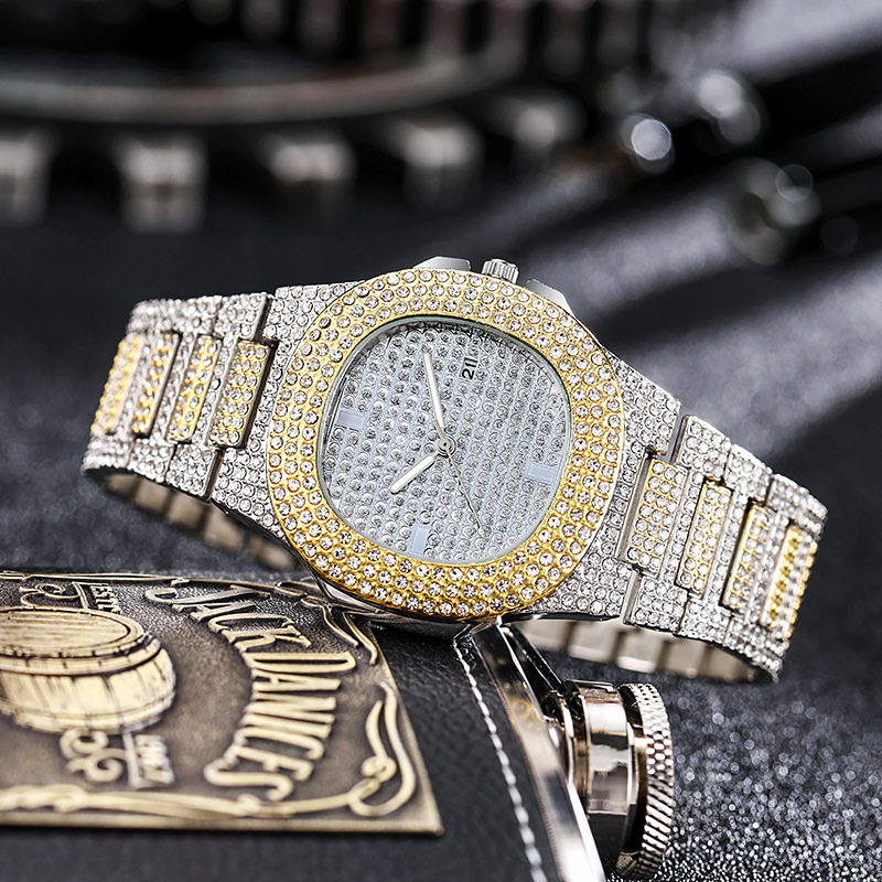 Nouvelle mode montre glacée po - Luxury Watch Iceberg avis et prix